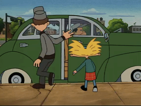 hey arnold nicksplat GIF