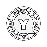 YouthQuake yq youthquake youthquake22 yqbriercrest Sticker