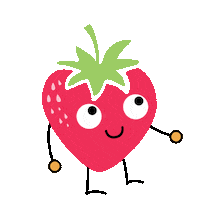 lamerendadellafragola vegan strawberry vegano frutta Sticker