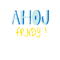 Ahoj Frndy Sticker by Honzík Lací
