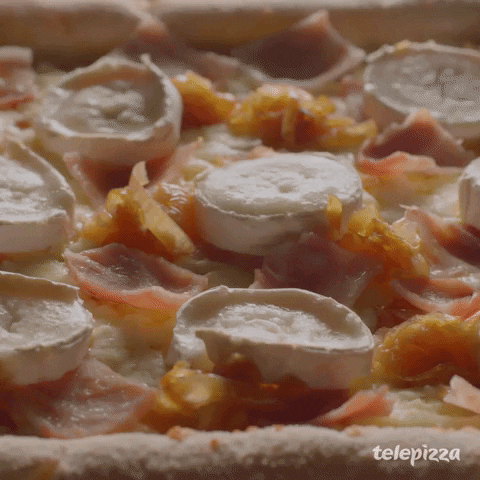 telepizza giphyupload pizza bacon queso GIF