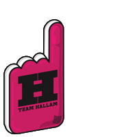 Varsity Hallamuni Sticker by Sheffield Hallam University
