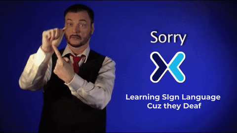 Sorry Sign GIF by Kreyah Gaming