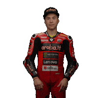 Click Here Alvaro Bautista Sticker by WorldSBK