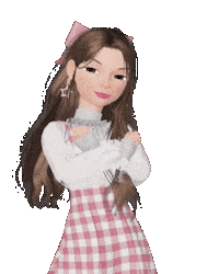 Cute Girl Feliz Sticker