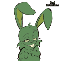 Tired Bunny Sticker by VeeFriends