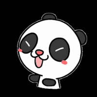 panda clap GIF