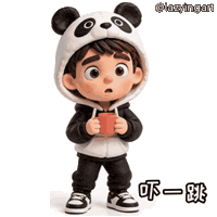 Surprised Chinese Sticker by LazyingArt · Aya & Lala