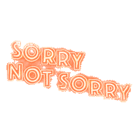 sorry quote Sticker by HOKK FABRICA