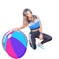 Girl Sticker by Olearia Zollo