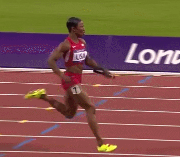 track and field olympics GIF