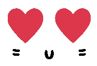 In Love Hearts Sticker