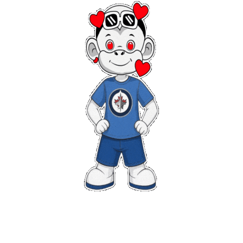 Blue White W Sticker by Zhot