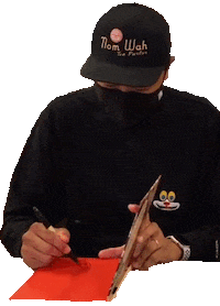 Chinatown Autograph Sticker by foodbabyny