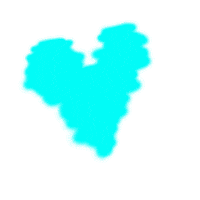 Heart Blue Sticker
