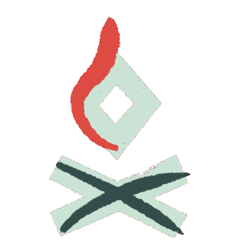 Fire Guide Sticker by Scouts et Guides de France