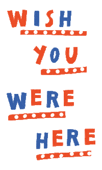 flying wish you were here Sticker by Shopbop