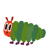 Hungry Butterfly Sticker