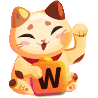 Cat Success Sticker by Words With Friends