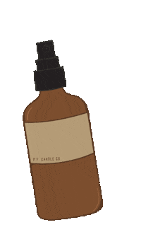 pfcandleco spray spray bottle room spray home fragrance Sticker