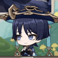 Scaramoochie11 genshin wanderer scaramouche hat guy GIF