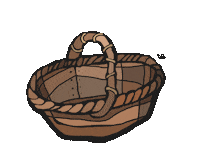 Basket Market Sticker