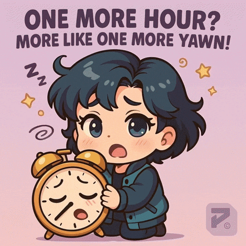 Tired Alarm Clock GIF by Persona