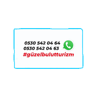 GUZELBULUTTURIZM  Sticker