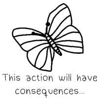 Life Is Strange Butterfly Sticker