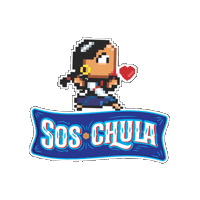 Guatemala Chula Sticker by Quezalteca Oficial