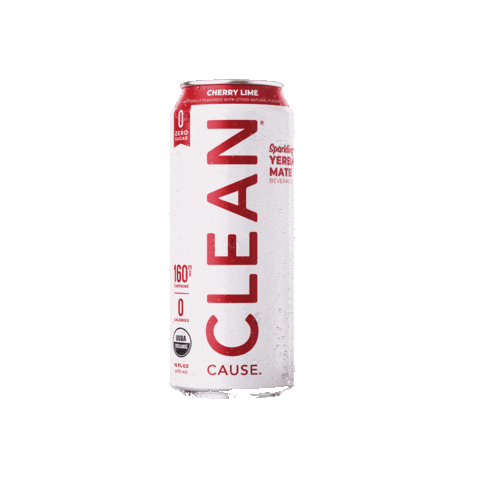 Yerba Mate Spin Sticker by CLEAN CAUSE