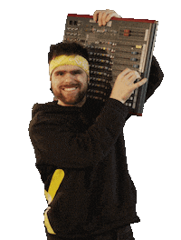 Xscreen mixing xscreen xscreen yo Sticker