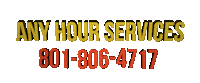 Sticker by Any Hour Services