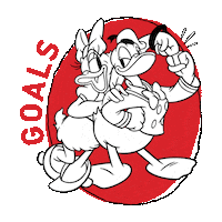 Donald Duck Love Sticker by Mickey Mouse