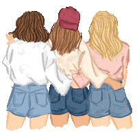 Girl Sticker