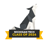 Sticker by Michigan Tech