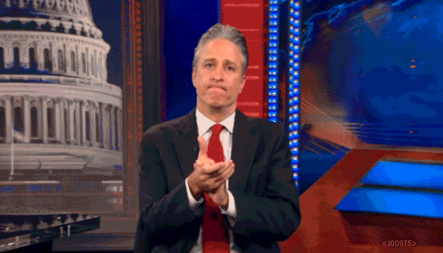 daily show slow clap GIF
