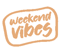 Good Vibes Weekend Sticker by tupaidesign