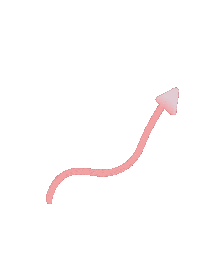Shusarts pink swipe up arrow up Sticker