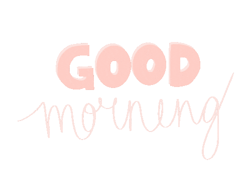 carsonplummer good morning carson plummer good morning pink good morning cursive Sticker