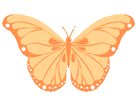 Fly Butterfly Sticker by Bel Diniz