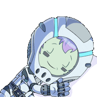 Tired Good Night Sticker by Planet XOLO