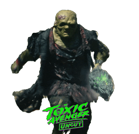 Toxic Avenger Running Sticker by Signature Entertainment