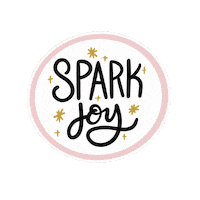amandaholdendesigns joy spark joy Sticker