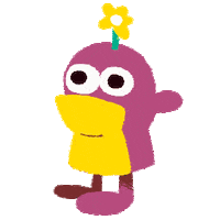 wtchen what pink flower monster Sticker