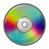 jackroyle music rainbow 90s spin Sticker