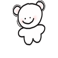 Happy Bear Sticker
