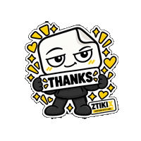 Thank You So Much Sticker by ZTIKIX