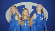 Serious Volleyball GIF by BYU Cougars
