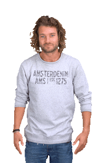 Long Hair Guy Sticker by Amsterdenim